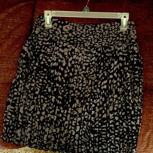 Loft animal print skirt